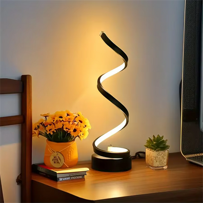 Modern Spiral LED Table Lamp