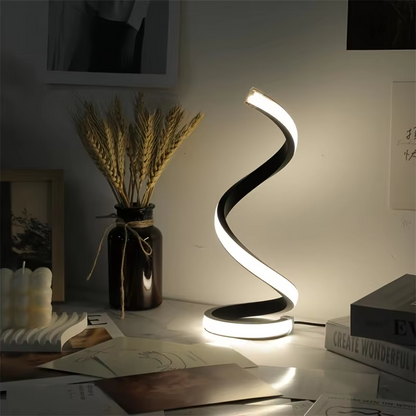 Modern Spiral LED Table Lamp