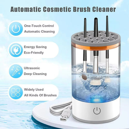 Automatic Spinning Makeup Brush Cleaner