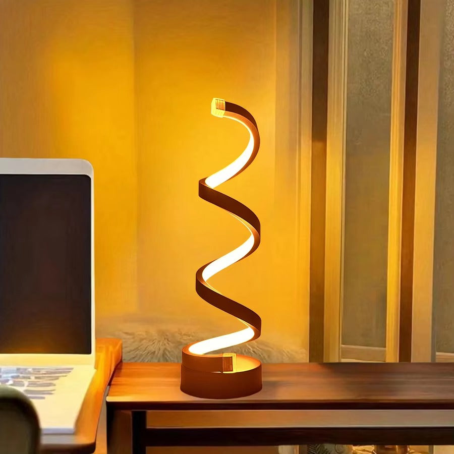 Modern Spiral LED Table Lamp