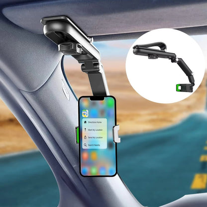 Car Phone Holder, Multifunctional 1080° Rotatable and Foldable